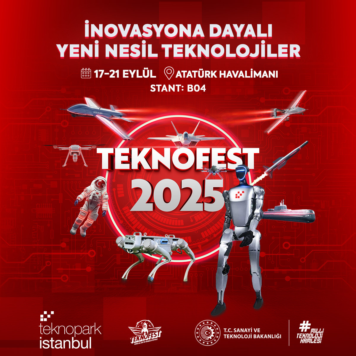 TEKNOFEST 2025’te Yeni Nesil Teknolojilerimizle  Sahnedeyiz!